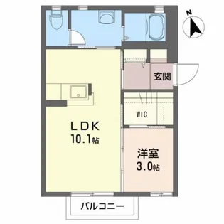 カリーノ【1階】の間取り