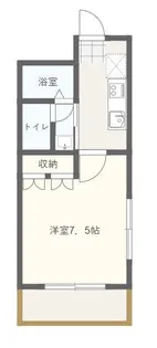 グランド―ルわらしな川 II【1階】の間取り