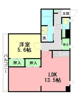 アクエリアリゾートウエストコースト茅ヶ崎【3階】の間取り