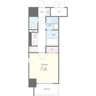 愛知県名古屋市中区橘1【マンション】の間取り