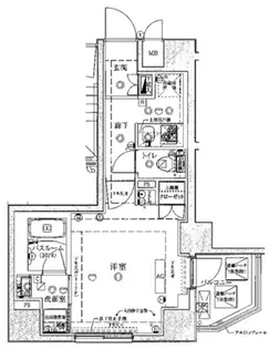 東京都足立区綾瀬3【マンション】の間取り