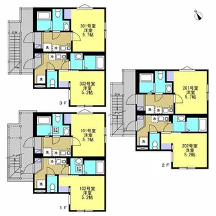 神奈川県横浜市保土ヶ谷区東川島町【アパート】の間取り