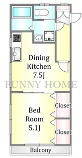 コーポ新井【3階】の間取り