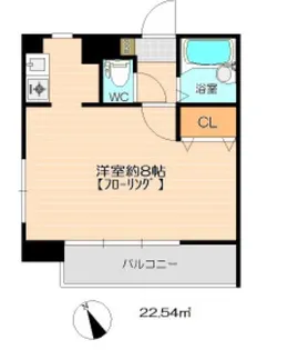 ドミールグリーンベルC棟【1階】の間取り