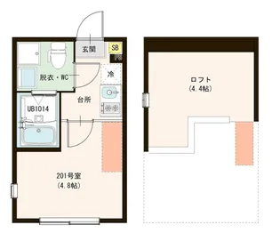 Casa Haml【2階】の間取り