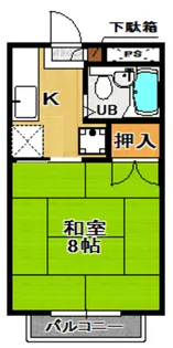 1Kの間取り画像