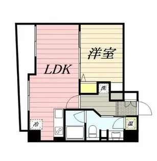 HF八丁堀レジデンスII【13階】の間取り