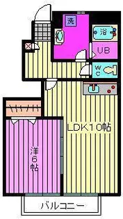 アムールセンタービレッジII【1階】の間取り