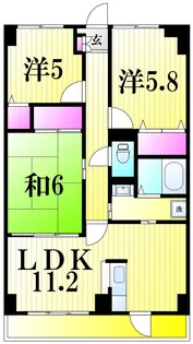 INSURANCE BLDG.XVII【2階】の間取り