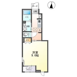 福島県いわき市平泉崎字南集【アパート】の間取り