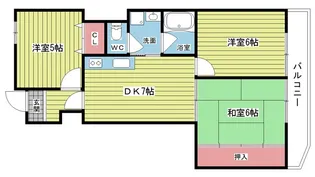 大阪府豊中市赤阪1【マンション】の間取り