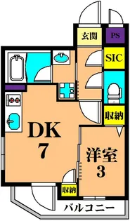 ALLURE武蔵小山【1階】の間取り