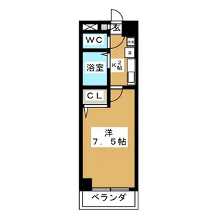 メゾンドMOE【7階】の間取り