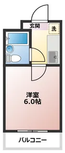 1Rの間取り画像