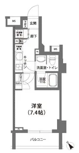 東京都台東区下谷1【マンション】の間取り
