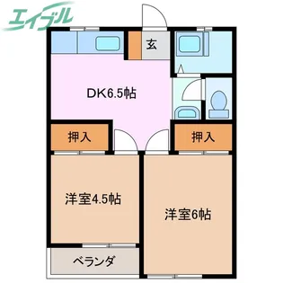 パークテラス城北【7階】の間取り
