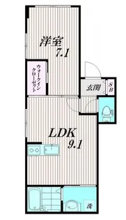 メゾンアサガ【1階】の間取り