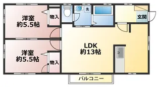 コートハウス大泉学園【1階】の間取り