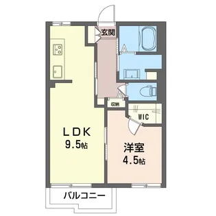 エクセルハイム【1階】の間取り