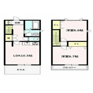 神奈川県横浜市戸塚区上矢部町【一戸建】の間取り