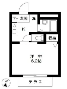 アルカディア【1階】の間取り