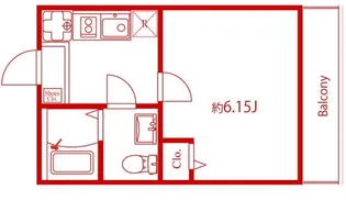 横浜コリーヌモダン【2階】の間取り