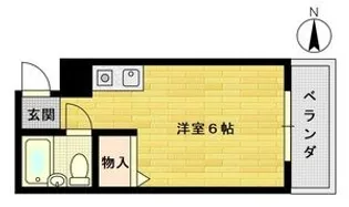 プレミール北堀江【7階】の間取り