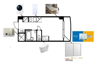 サンシープラザ【6階】の間取り