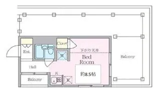 エスポワール砂土原【4階】の間取り