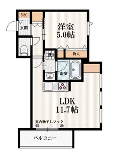アーク千駄木【3階】の間取り