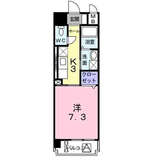 リアン【1階】の間取り