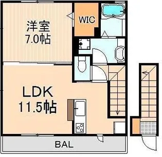 g・AN【2階】の間取り