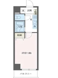 東京都新宿区西早稲田2【マンション】の間取り