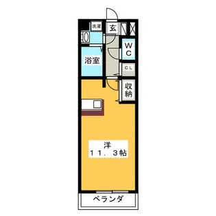 ジョイア住吉【3階】の間取り