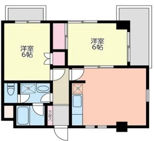 ブルク六義園【3階】の間取り