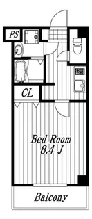 ドエルコート柏たなか【1階】の間取り