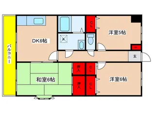 第9旭マンション【2階】の間取り