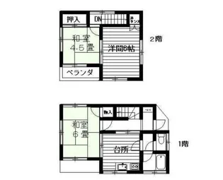 東京都あきる野市雨間【一戸建】の間取り