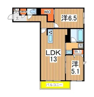 エクラージュ【1階】の間取り