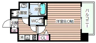 GRAND CINQ【8階】の間取り