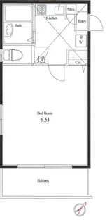 アンビション鶴見【2階】の間取り