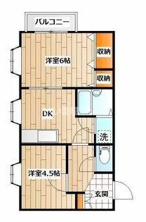 ポンヌフ菊名【3階】の間取り