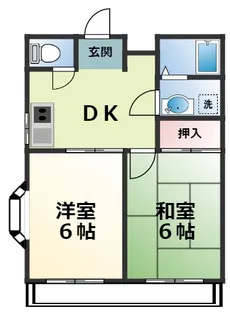 ソレアードII【2階】の間取り