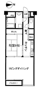 熱海シティヴィラ咲見町【1階】の間取り