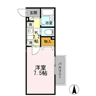 パセオ【2階】の間取り