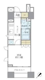 Brillia銀座id【13階】の間取り