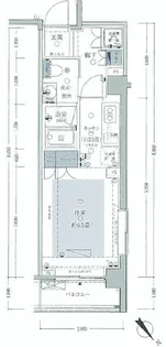 銀座二丁目レジデンス【3階】の間取り