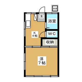 ベルハイツ【1階】の間取り