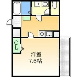 ルーセント森ノ宮【6階】の間取り