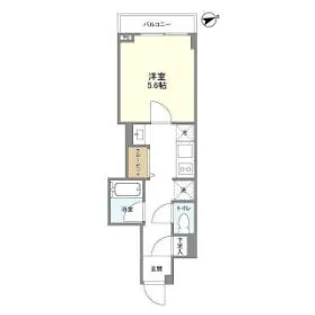 ORSUS OIMACHI【12階】の間取り